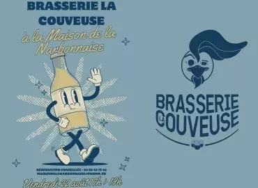 Brasserie artisanale la Couveuse présente le 22 août à La Maison La Narbonnaise à Narbonne