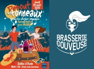 La Brasserie artisanale la Couveuse sera présente le 28 août à Salles d’Aude pour la manifestation Debout les tonneaux