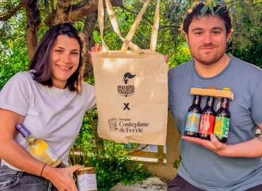 COLLAB EPICURIENNE BRASSERIE LA COUVEUSE DOMAINE COSTEPLANE DE FERRIE